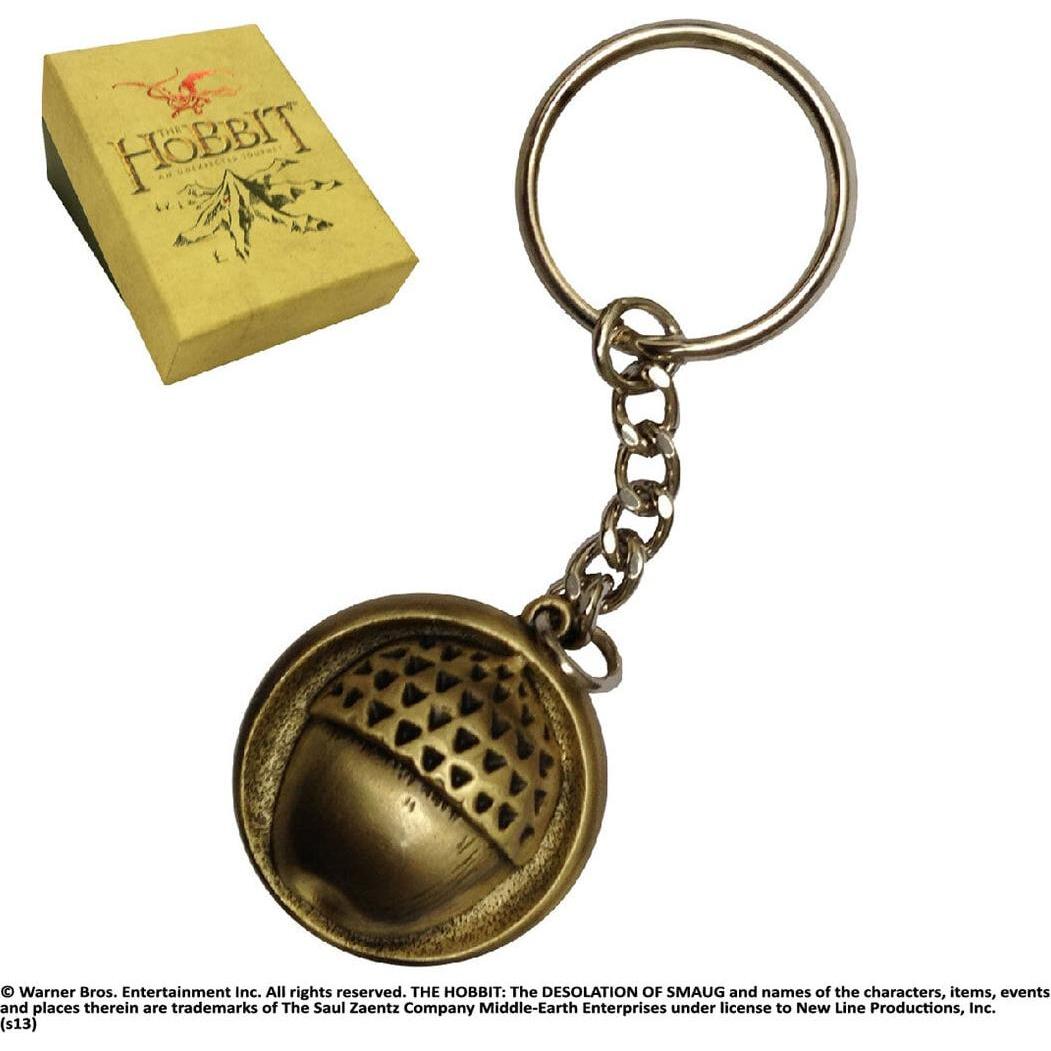 Noble Collection, Mannen, Sleutelhanger, De Hobbit: Bilbo's Knop Sleutelhanger, Brons