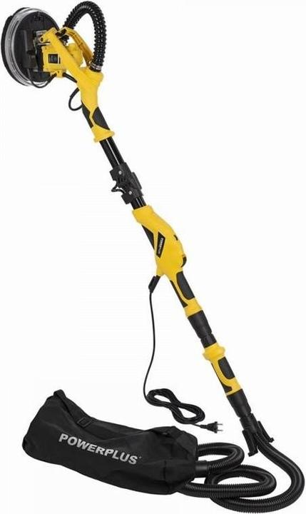 Image du produit Powerplus Ponceuse pour cloisons sèches télescopique 1050W Ø225mm - 6 Acc. (Ponceuse à disque, 1050 W)