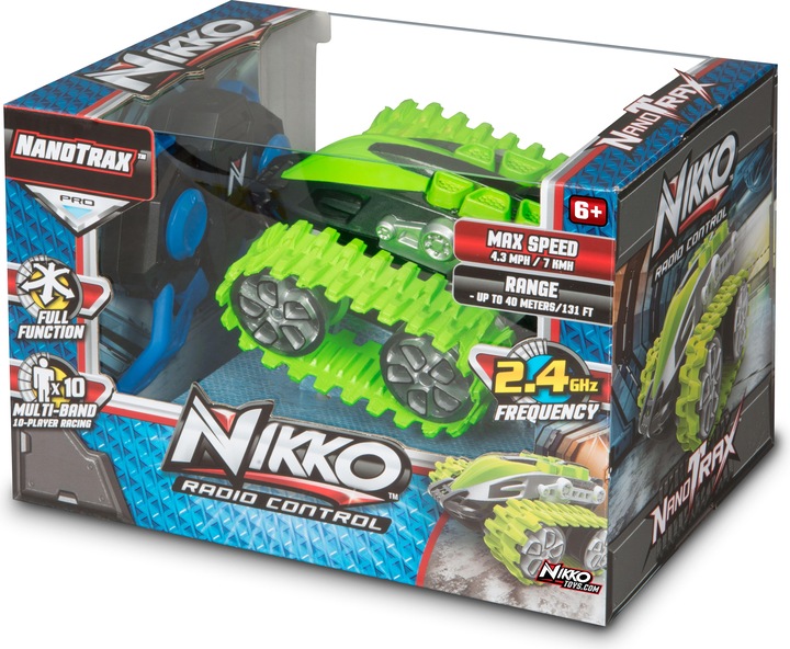 Produktbild Nikko 10181 Nano Trax Ferngesteuertes RC Auto, Mini Offroad Raupenfahrzeug, Kleiner Panzer mit...