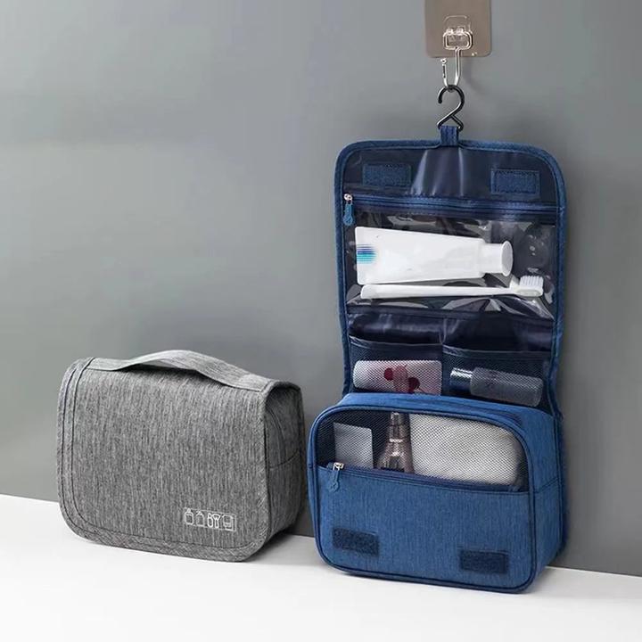 Immagine prodotto Only-Bags.Store Borsa da toilette pieghevole Organizzatore appeso Borsa da bagno Borsa per il trucco Valigia da (19 l)