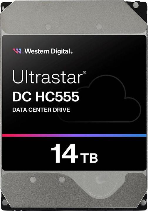 Actual product image WD Ultrastar DC HC555 3.5inch 26.1 14TB 512 7200RPM SAS ULTRA 512E SE P3 DC (14 TB, 3.5", CMR)