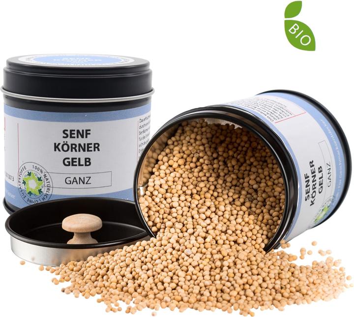 Justchili Bio Senfkörner gelb ganz (80 g)