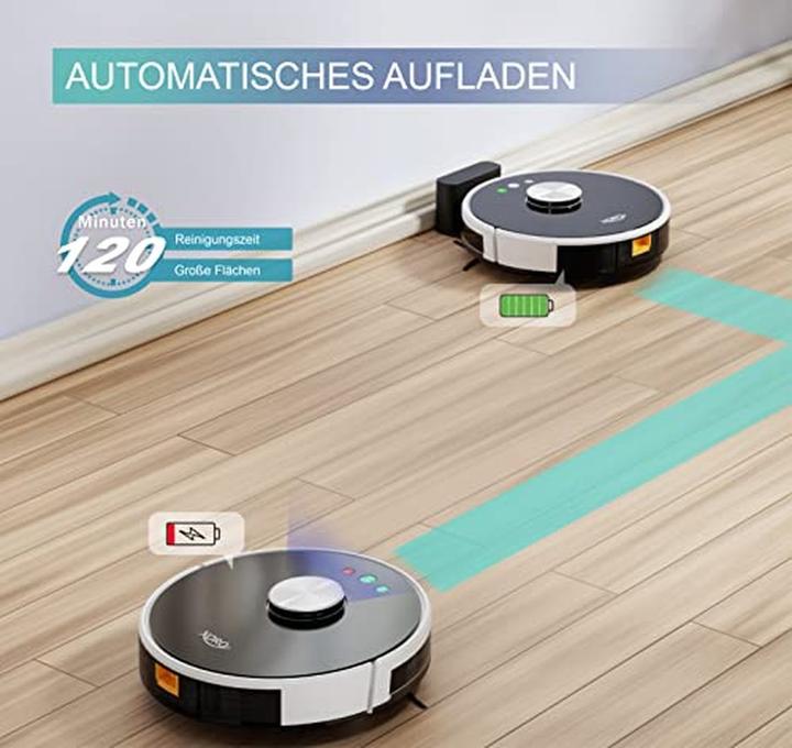 Actual product image Xoro HSR 200 robot vacuum cleaner with wiping function (Vacuum mopping robot)