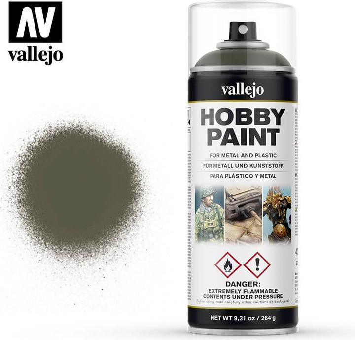 Actual product image Vallejo Hobby Paint - Russian Green 4BO (28.003) (Green, Grey, 400 ml)