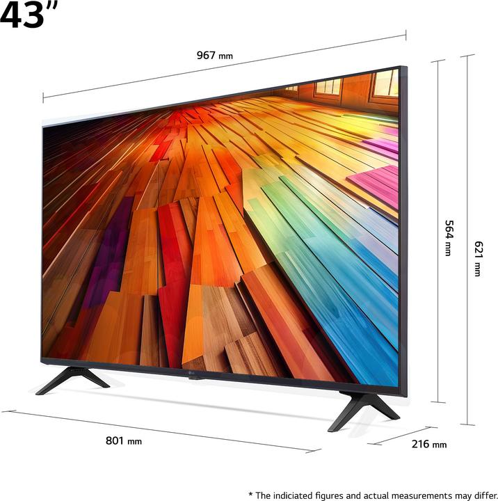 Produktbild LG 43UT80006LA (43", UT80, LED, 4K, 2024)