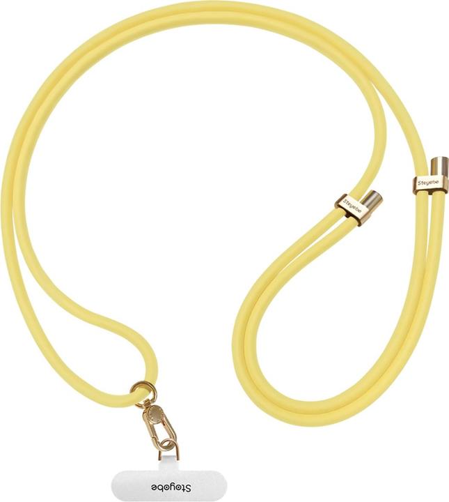 Stoyobe Lanière de téléphone en silicone - Jaune