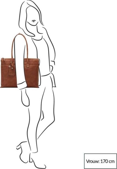 Actual product image Castelijn & Beerens Carisma Laptop Shoulder Bag 15.6" RFID (15.60", Universal)