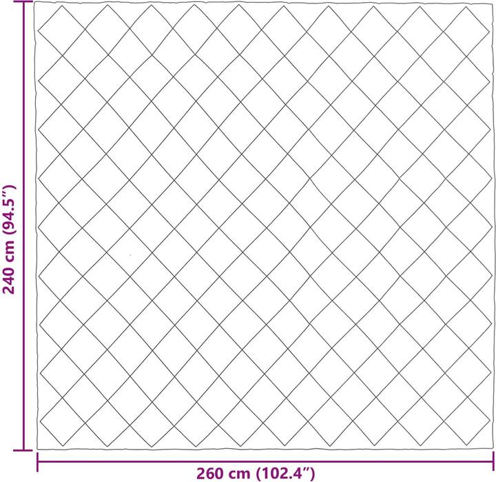 Produktbild vidaXL Moderne Bettwäsche (Duvetbezug, 220 x 155 cm)