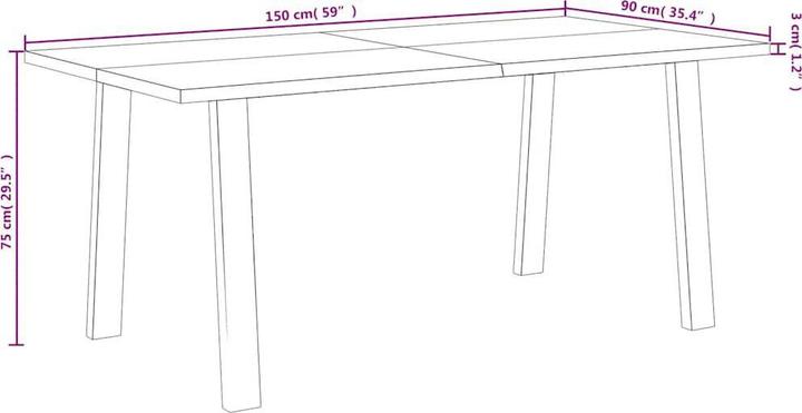 Image du produit vidaXL Kori (150 x 90 x 75 cm)