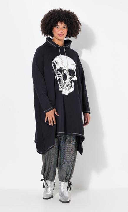 Actual product image Angel of Style A-line hoodie with skull and decorative seams (46, 48)