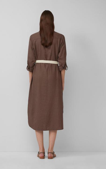 Image du produit S.Oliver Kleid Hemdblusenkleid im Relaxed Fit mit geflochtenem Gürtel (42)