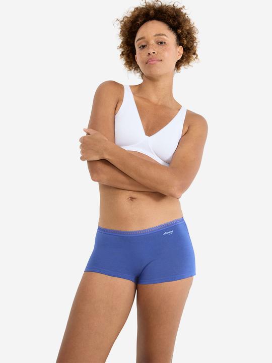 Produktbild Sloggi Langer Boxer Blue GO Crush (S, 3er Pack)