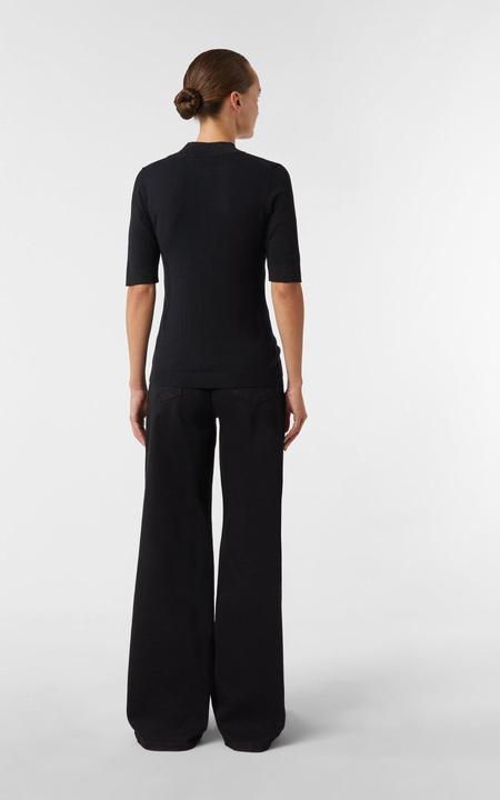 Produktbild Comma Strickpullover Halbarm-Shirt mit Glitzergarn (44)