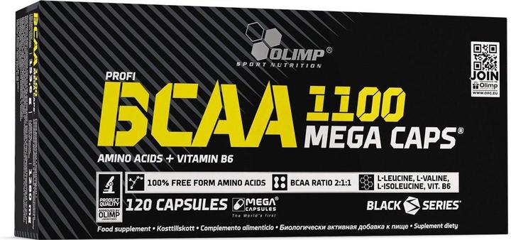 Image du produit Olimp Sport Nutrition Profi BCAA Mega Caps (120 caps, 132g) (120 pièce(s), Capsules, 132 g)