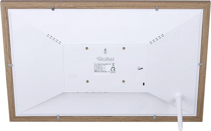 Actual product image Rollei Digitaler Bilderrahmen Smart Frame WiFi 152 Holzoptik Eiche (15.60", 1920 x 1080 pixels)