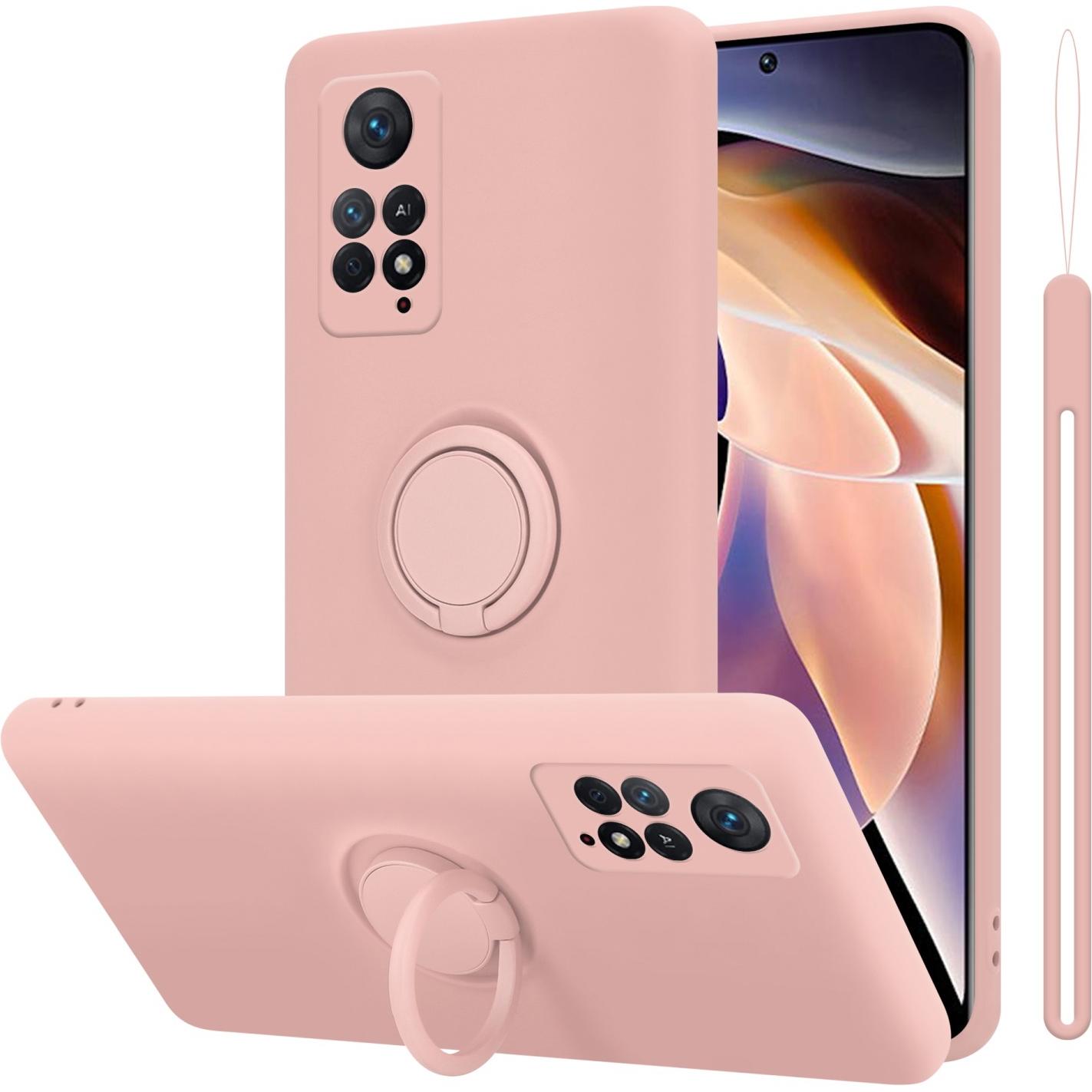 Cadorabo TPU Liquid Ring Silicone Case Hülle für Xiaomi RedMi NOTE 11 PRO 4G / 5G (Xiaomi Redmi Note 11 Pro), Smartphone...