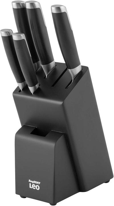 Produktbild BergHoff Messerblock-Set mit Messer Leo Graphite 6-teilig, Schwarz