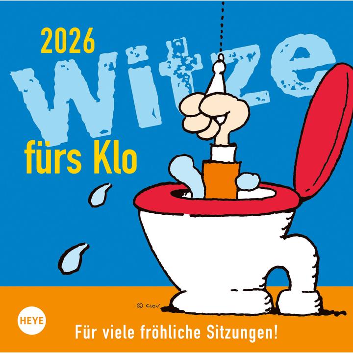 Actual product image Witze fürs Klo Kalender 2026 (Hardcover, German)