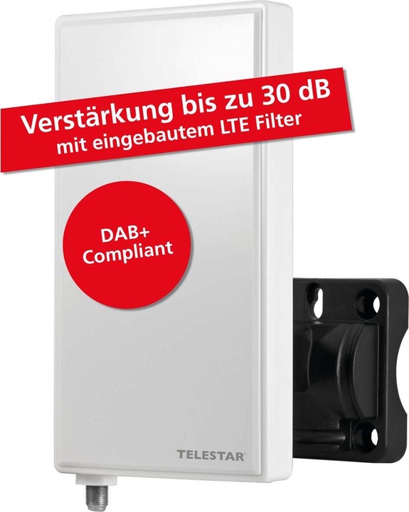 Actual product image Telestar Antenna 3 LTE (Flat antenna, 30 dB, DVB-T / -T2, LTE)