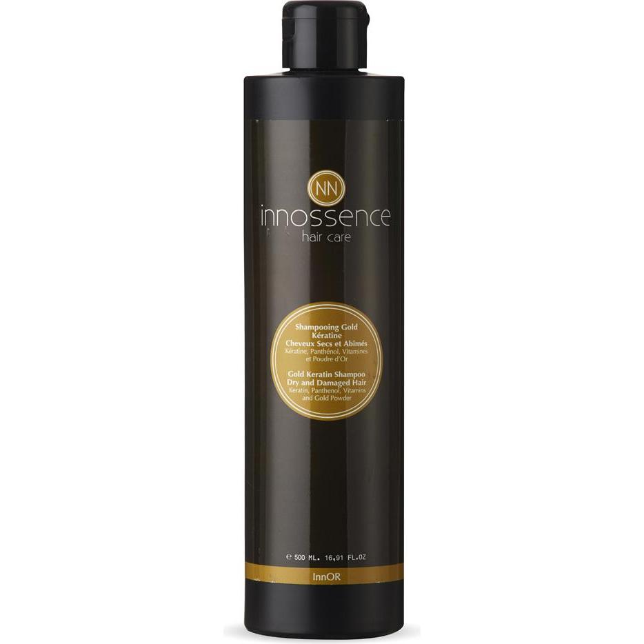 Thumbnail - Innossence, Shampoo, INNOR shampooing gold kératine 500 ml (500 ml, Flüssiges Shampoo)