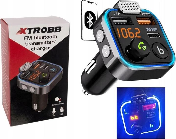 Immagine prodotto BaByliss Trasmettitore Bluetooth con caricatore per auto 12 V / 24 V