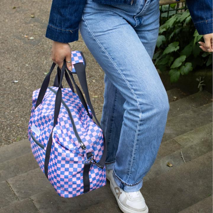 Image du produit Kind Bag Weekender Checkerboard - Rose+Blue (560 l)