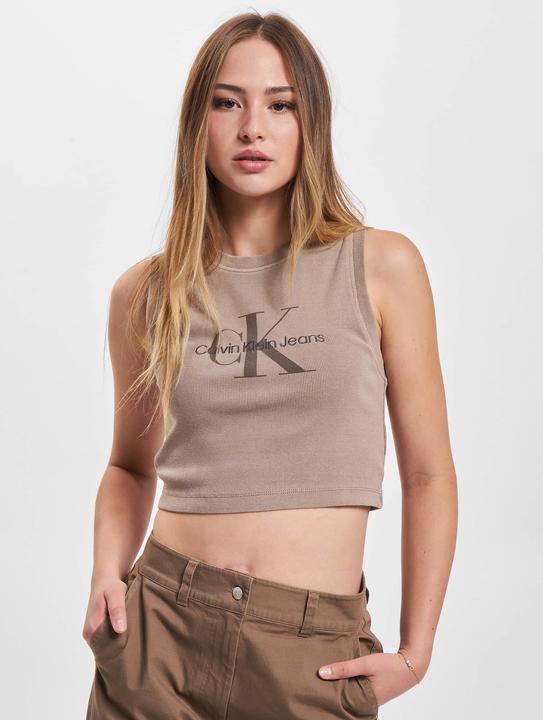 Image du produit Calvin Klein Jeans Mineral Dye Rib Crop Top - 123169 (L)