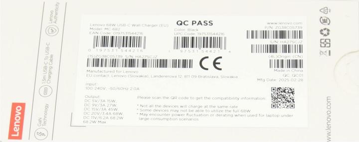 Produktbild Lenovo SA18E56418 (68 W)