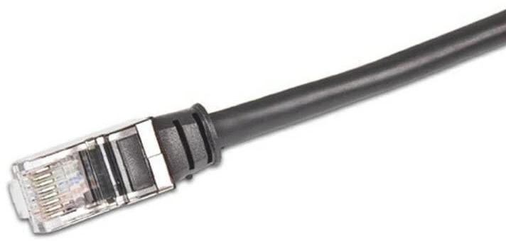 Image du produit Wirewin Câble de raccordement extérieur : 0,3 m, noir (U/FTP, CAT5e, 3 m)