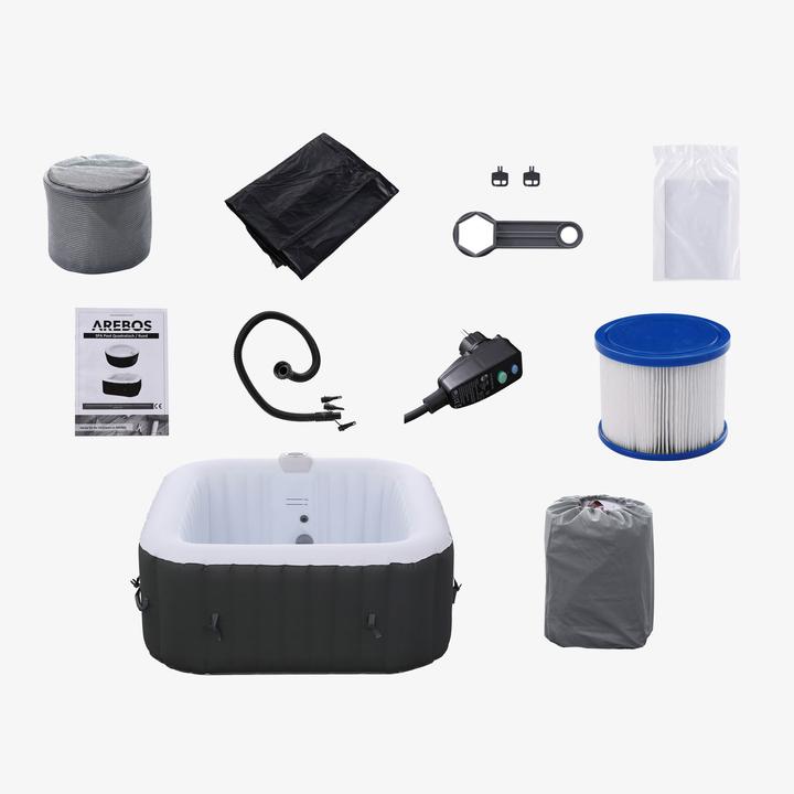 Produktbild Arebos Whirlpool aufblasbar (4 Personen)