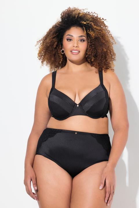 Produktbild Ulla Popken Bügel-BH, Softschalen, Satin, Spitze, Cup B - F (95 E)