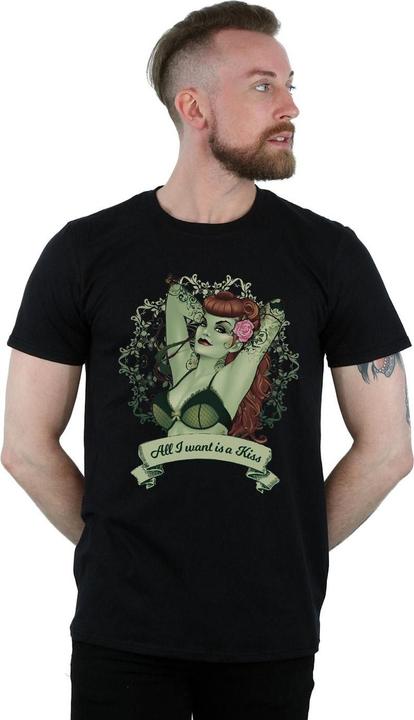 Actual product image Mens Poison Ivy All I want Is A Kiss T-Shirt (3XL)