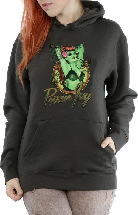 Immagine prodotto DC Bombshells Felpa con Cappuccio Poison Ivy Distintivo Donna (XXL)
