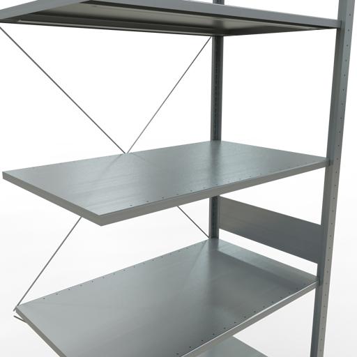 Actual product image Schulte Lagertechnik MULTIplus85 boltless bay system with cross brace