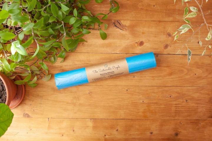 Produktbild The Sustainable People Recycling Zugband-Müllbeutel - 22 µm - reissfest (20 x, 60 l)