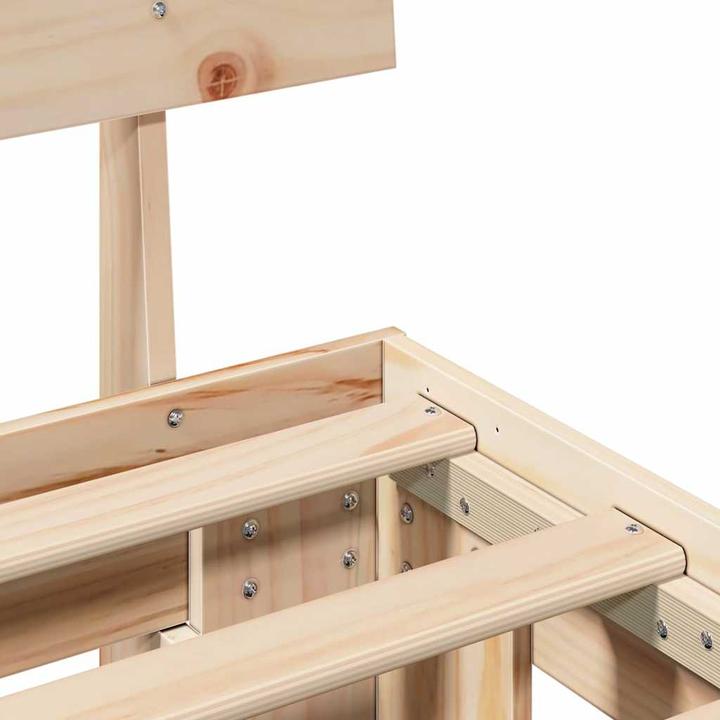 Actual product image vidaXL Moderner Bettrahmen (90 x 190 cm)