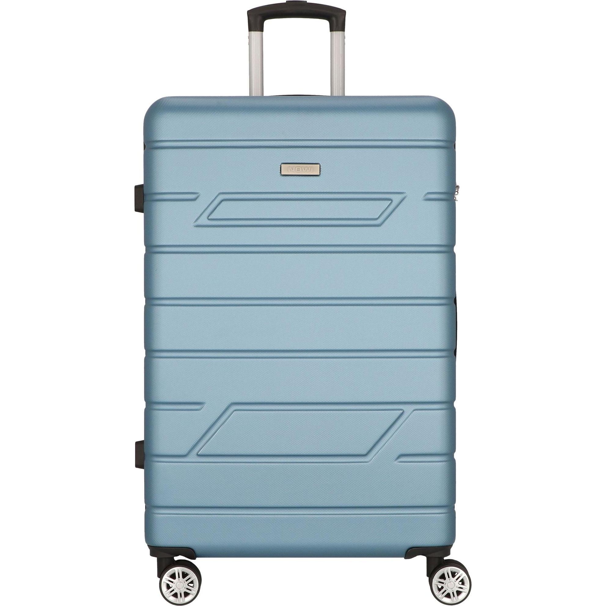Nowi, Koffer, Bergamo 4 Rollen Trolley 75 cm, Türkis, (96 l, XL (ab 115l))
