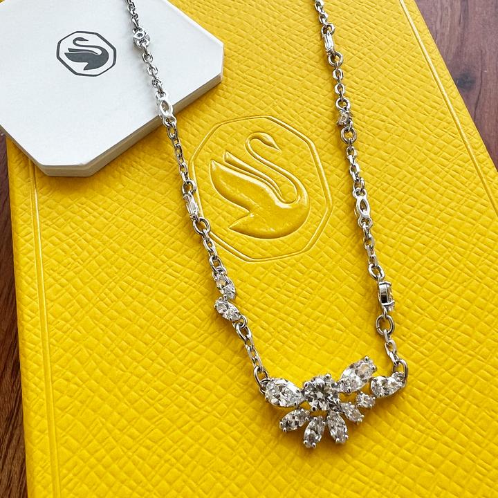 Produktbild Swarovski Gema Halkette Silber (Swarovski Metall, 41 cm)