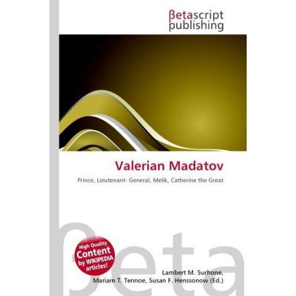 Valerian Madatov, Fachbücher von Susan F. Marseken, Miriam T. Timpledon, Lambert M. Surhone