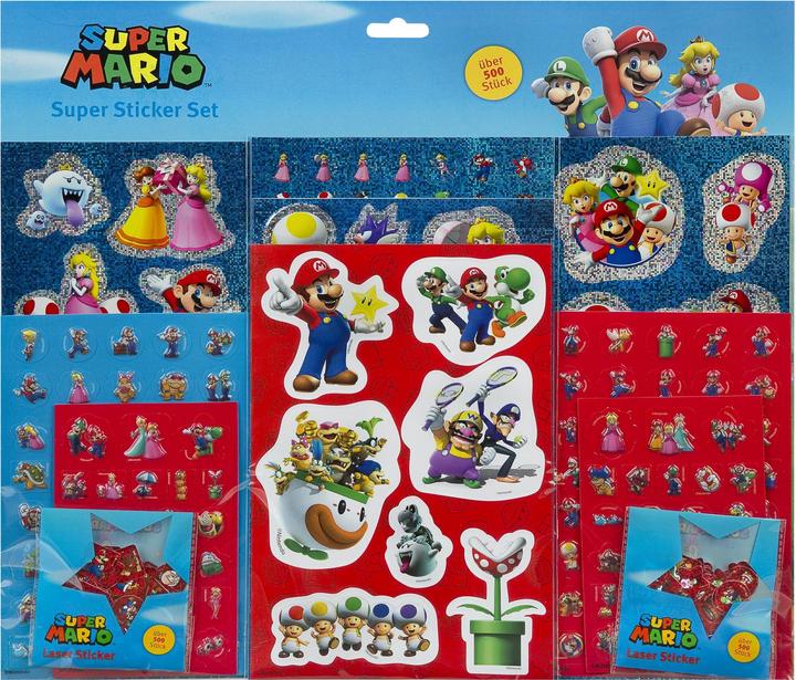 Actual product image NoName Super Mario Super Sticker Set
