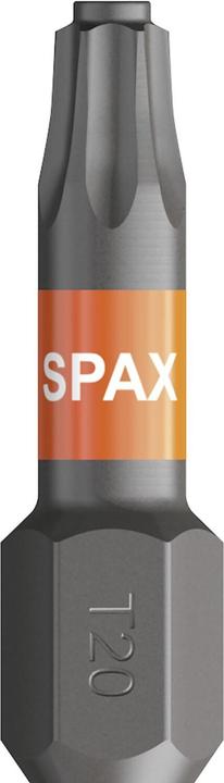 Actual product image Spax BIT T-STAR PLUS T20 25mm S (Hexagon socket TX)