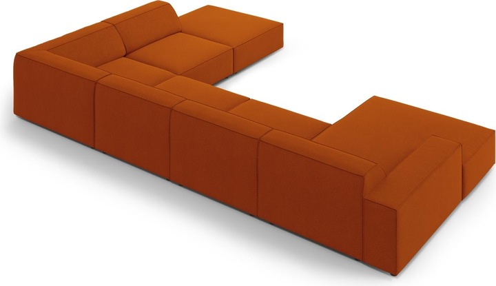 Actual product image Micadoni Panoramic Right Corner Sofa, "Jodie", 7 Seats, 364x262x70Made in Europe (Sofa landscape)