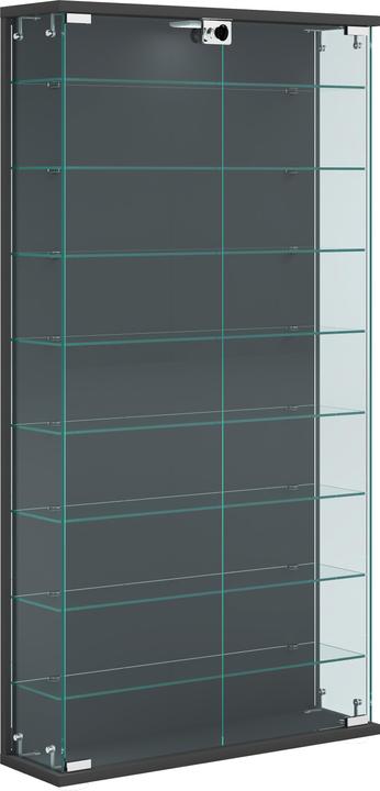 Produktbild VCM Wandvitrine Glasvitrine Relas L (59 x 17 x 114 cm)