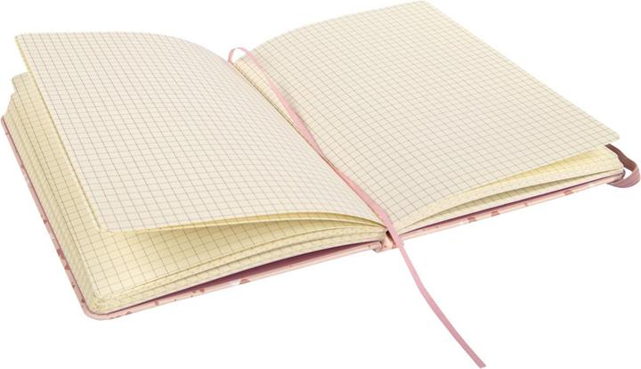 Image du produit Idena Carnet de notes Sparkle rose à carreaux FSC-Mix (14 x 20 cm, Quadrillé, Couverture rigide)