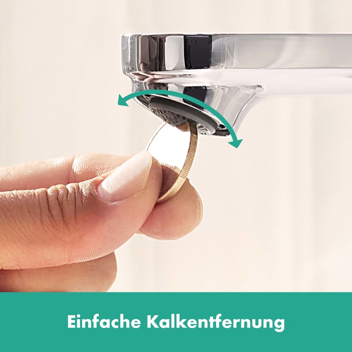 Actual product image hansgrohe HG single lever basin mixer Rebris S 240 CoolStart EcoSm m ZAG chrome