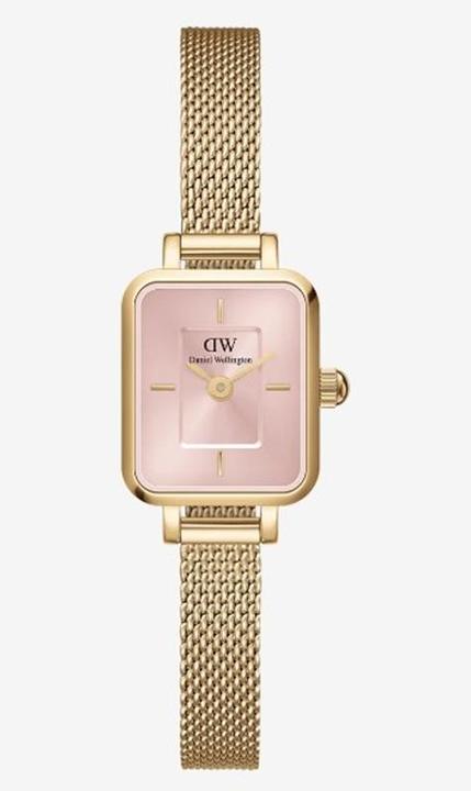 Actual product image Daniel Wellington Quadro Mini Evergold Blush Gold (Analogue wristwatch, 15.50 mm)
