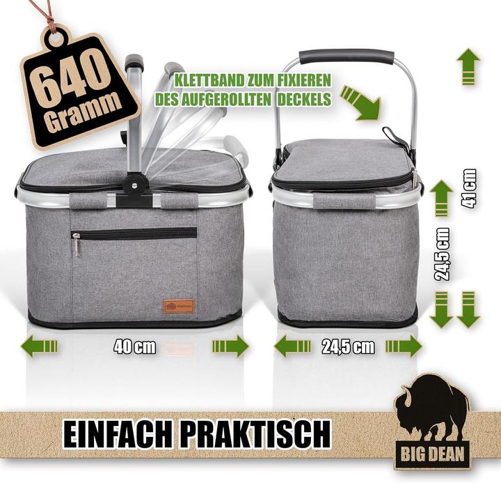 Produktbild BigDean Thermo Einkaufskorb 22L