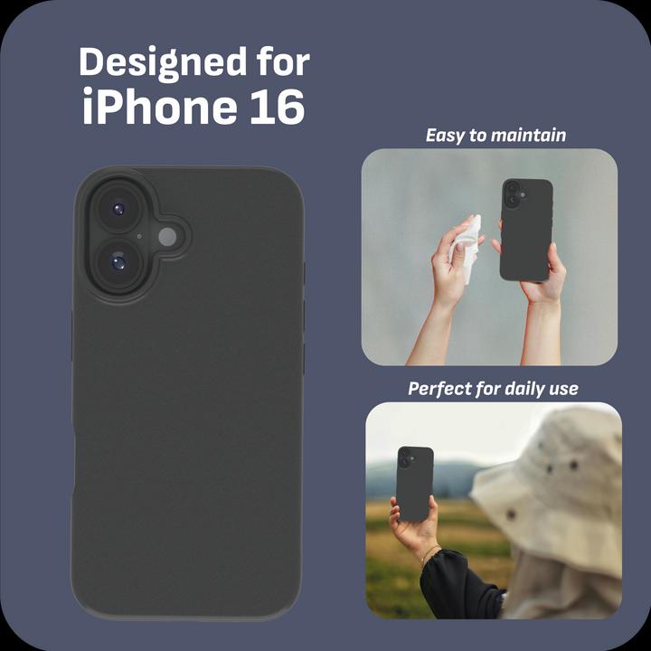 Actual product image Cazy Soft TPU protective cover (Apple iPhone 16)