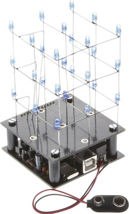 Actual product image Velleman 3D LED CUBE 3 x 3 x 3