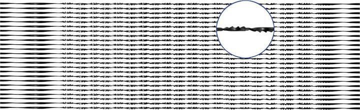 Actual product image Donau Round fretsaw blades
